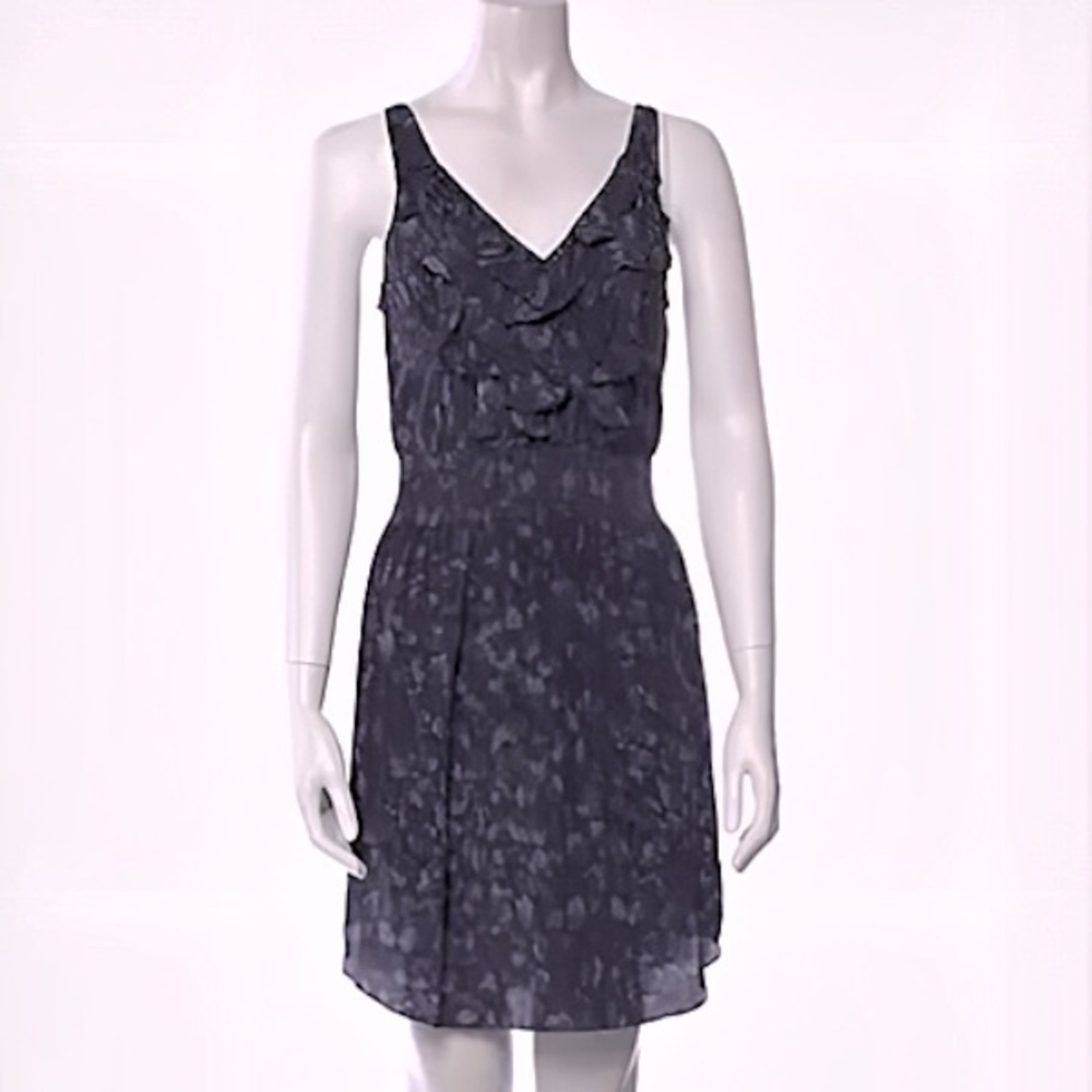Rebecca Taylor elastic waist 100% silk dress.